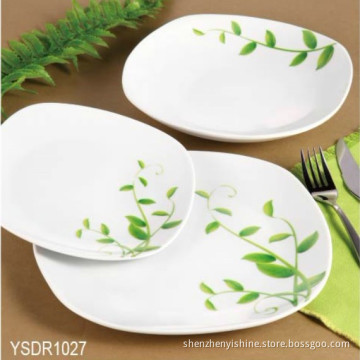 18PCS Porcelain Square Tableware Dinnerware Ysdr1030